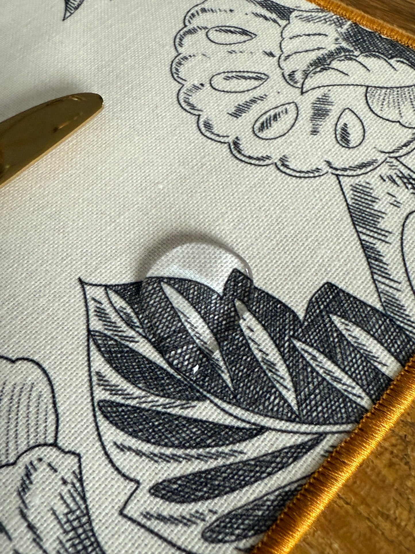 Mantel individuale Serena gris resinado