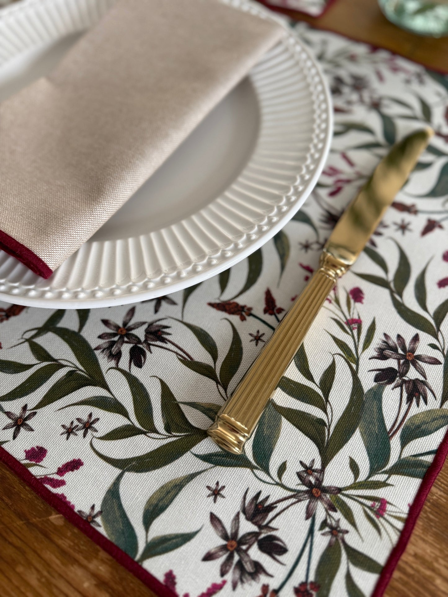 Mantel individuale LUCÍA resinado