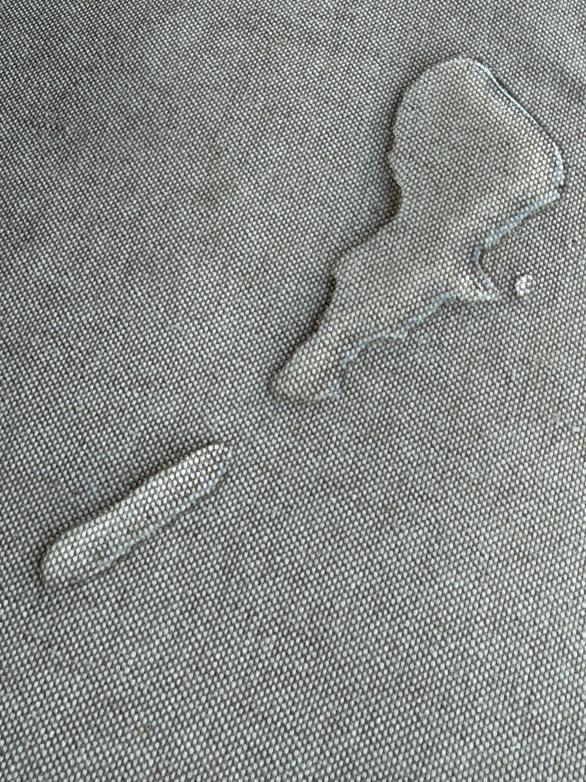 Mantel redondo RUSTIC beige resinado