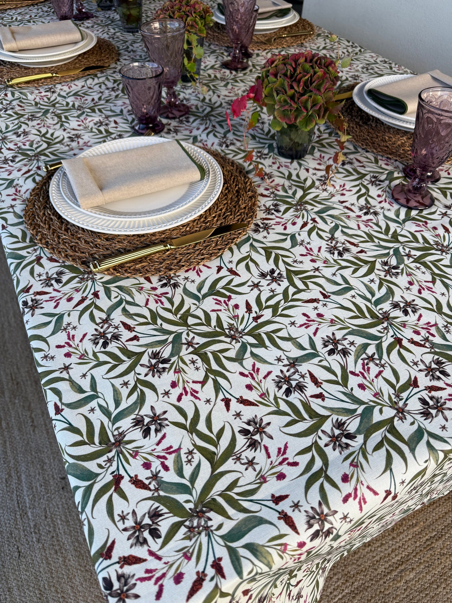 Mantel LUCÍA clara resinado