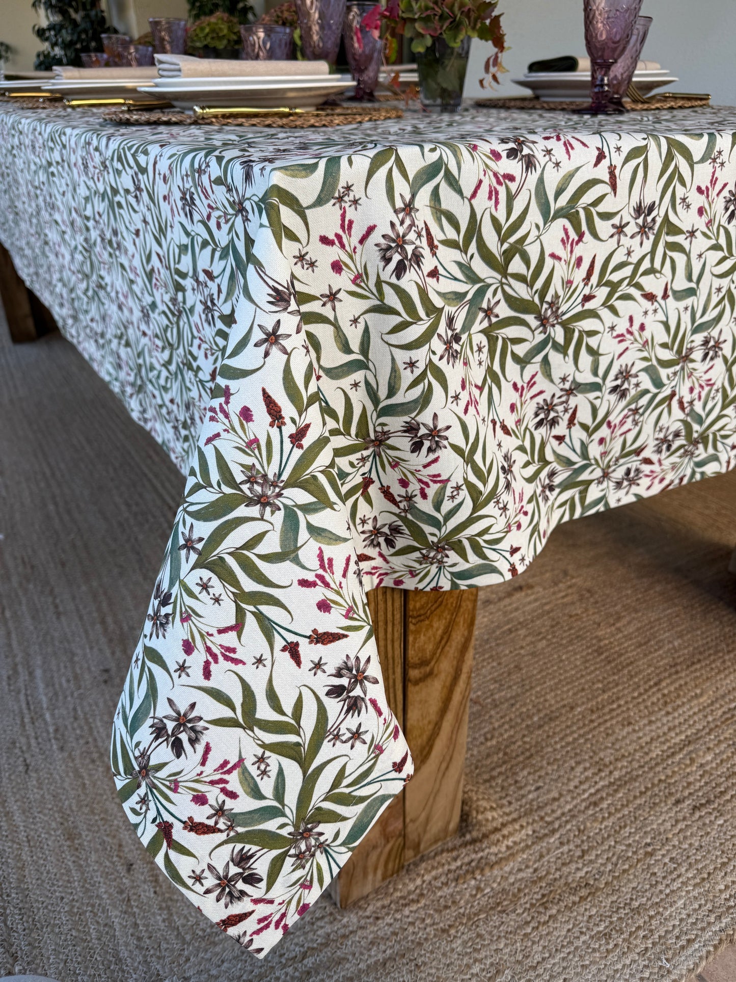 Mantel LUCÍA clara resinado