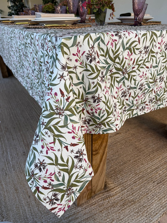 Mantel LUCÍA clara resinado