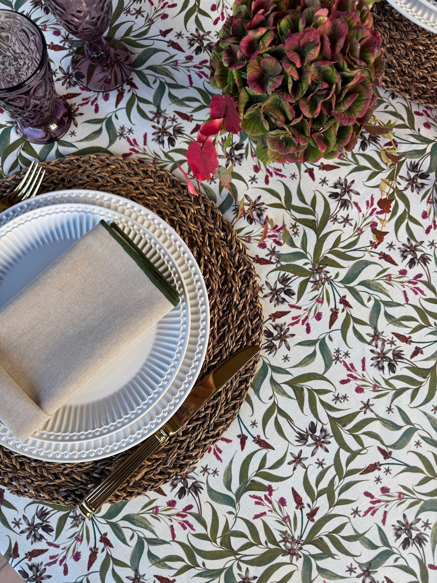 Mantel LUCÍA clara resinado