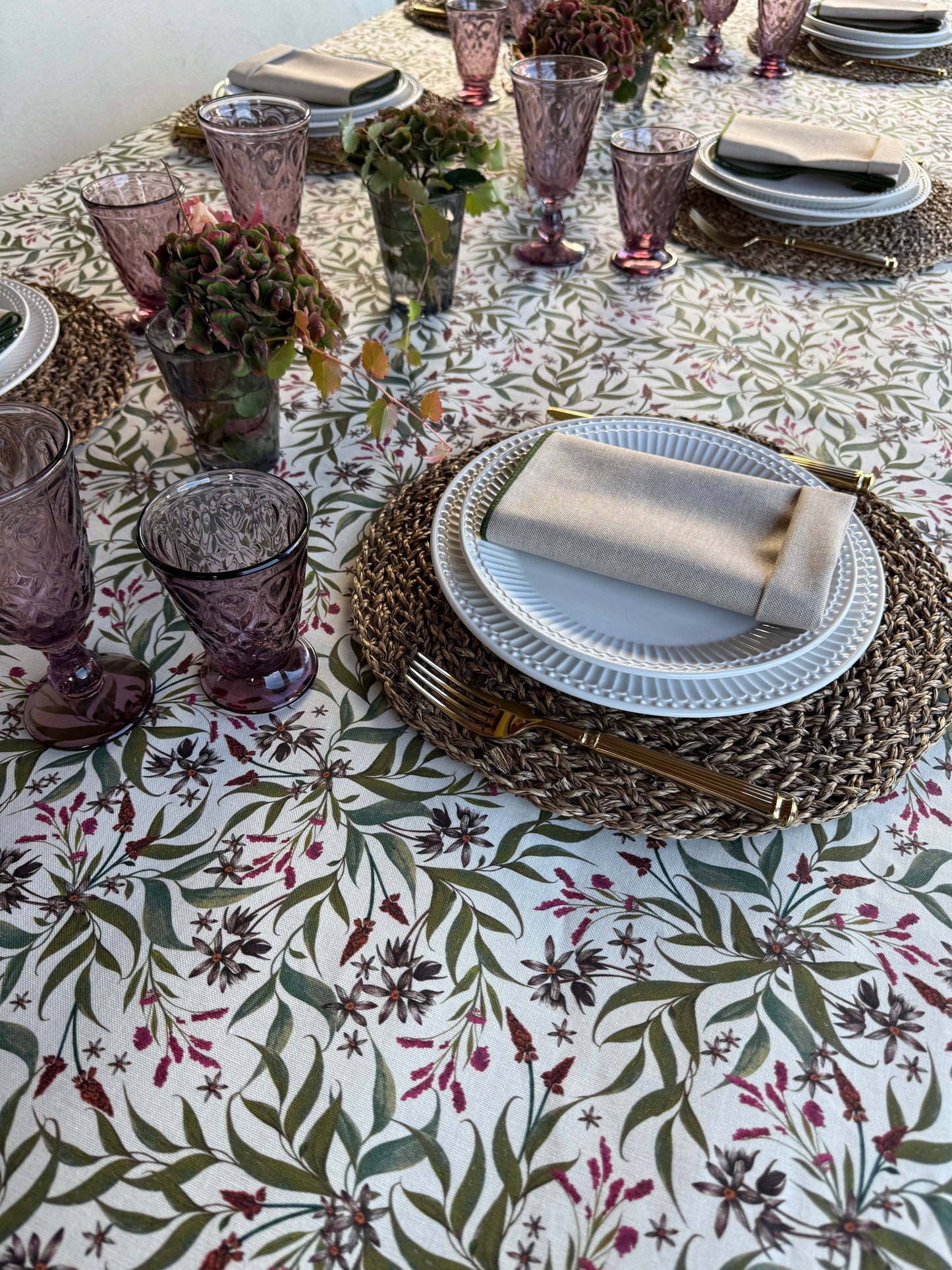 Mantel LUCÍA clara resinado