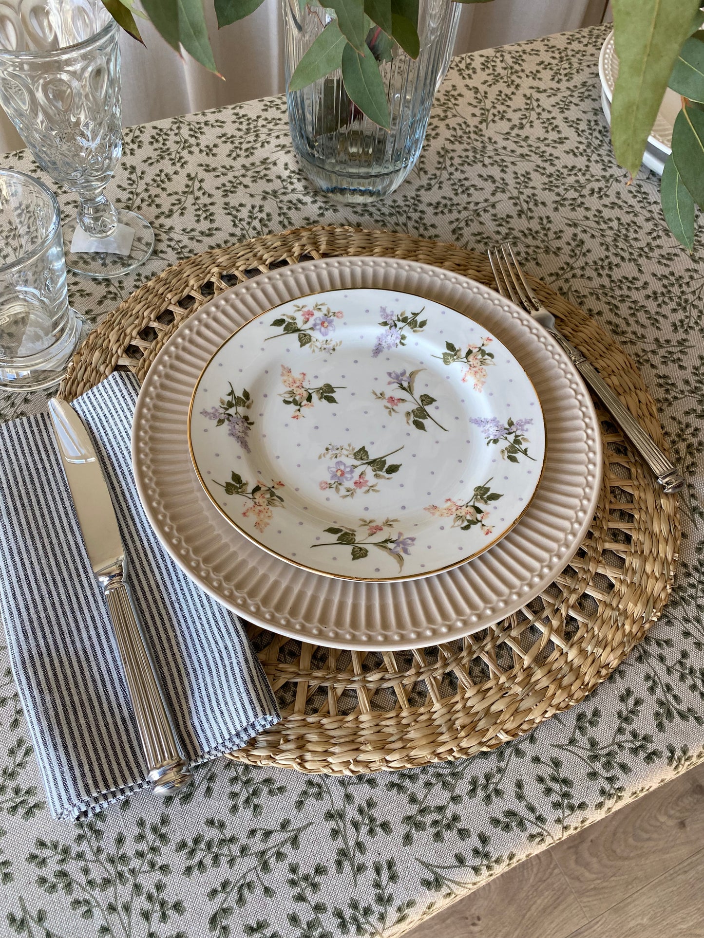 Morning, cotton tablecloth