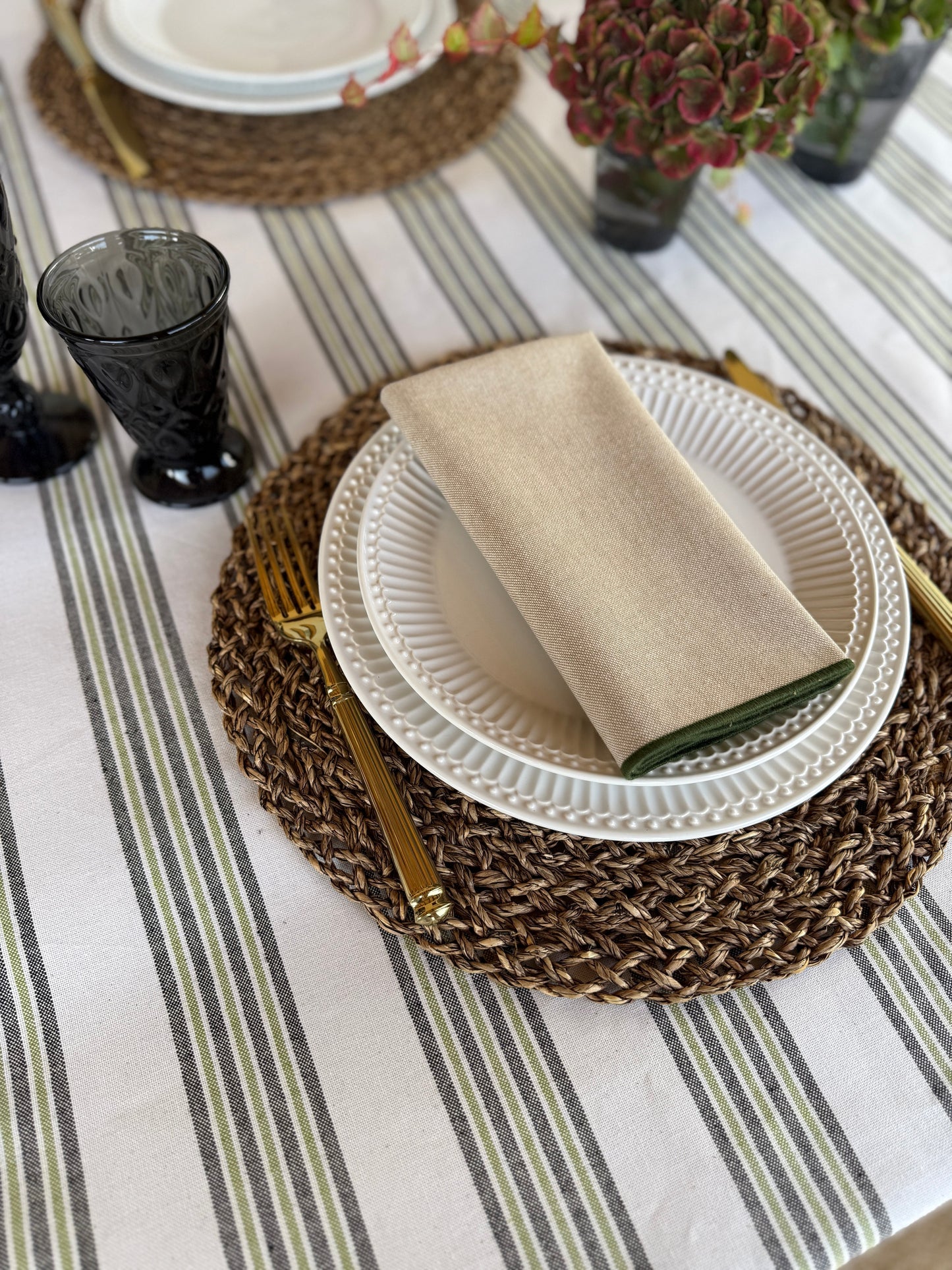 Mantel ASPEN verde resinado