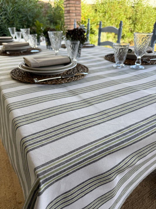 Mantel ASPEN verde resinado