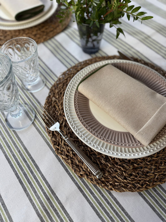 Mantel ASPEN verde resinado