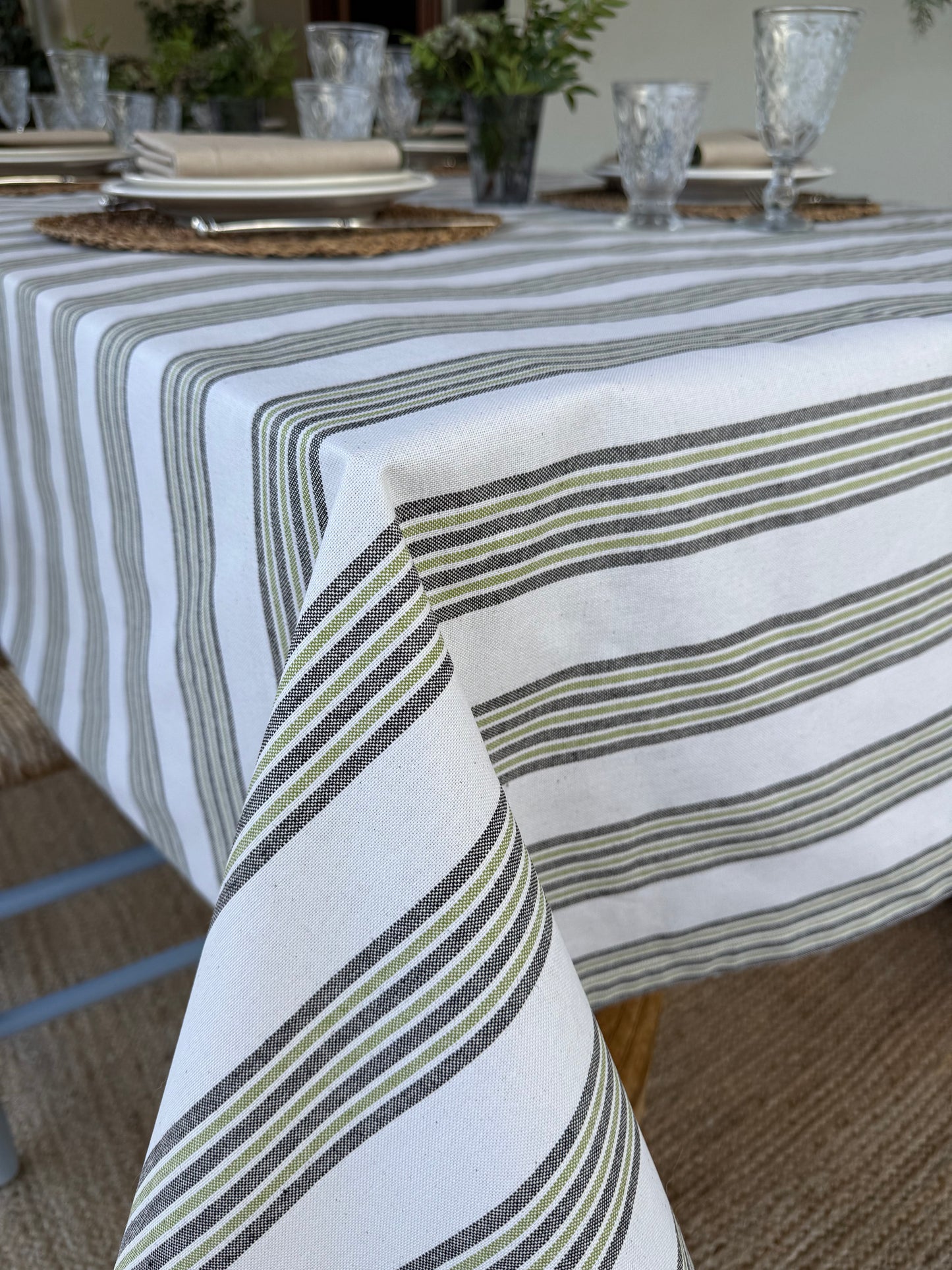 Mantel ASPEN verde resinado