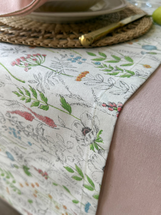 Catalina, cotton table runner