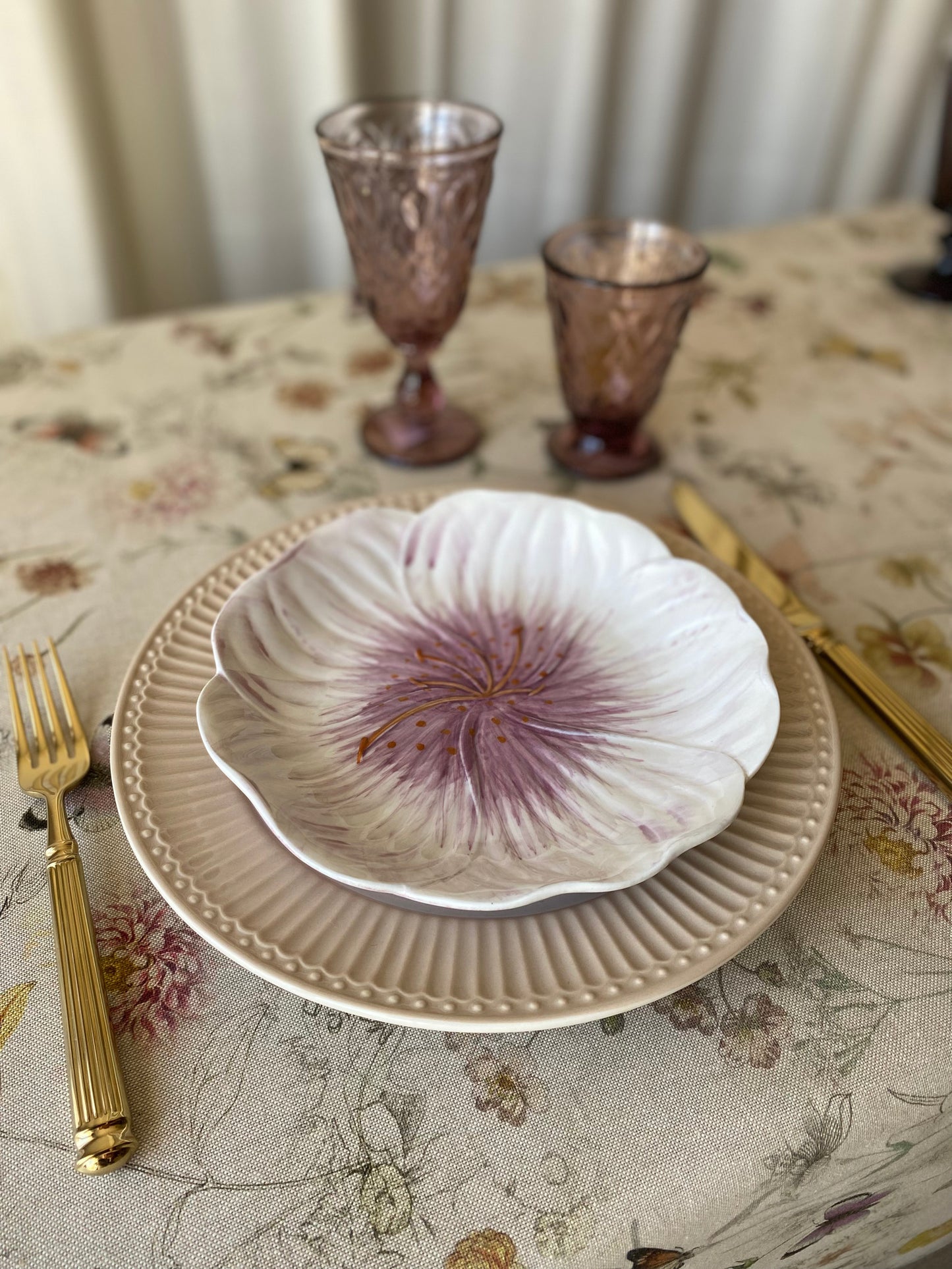 Cotton tablecloth Butterfly