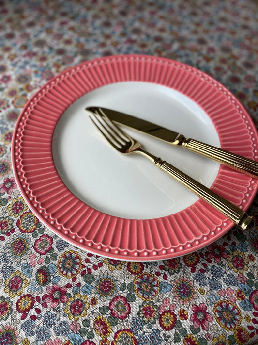 Dinner plate Alice coral