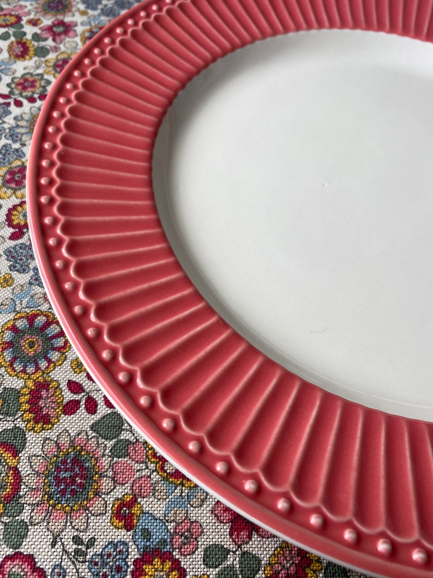 Dinner plate Alice coral