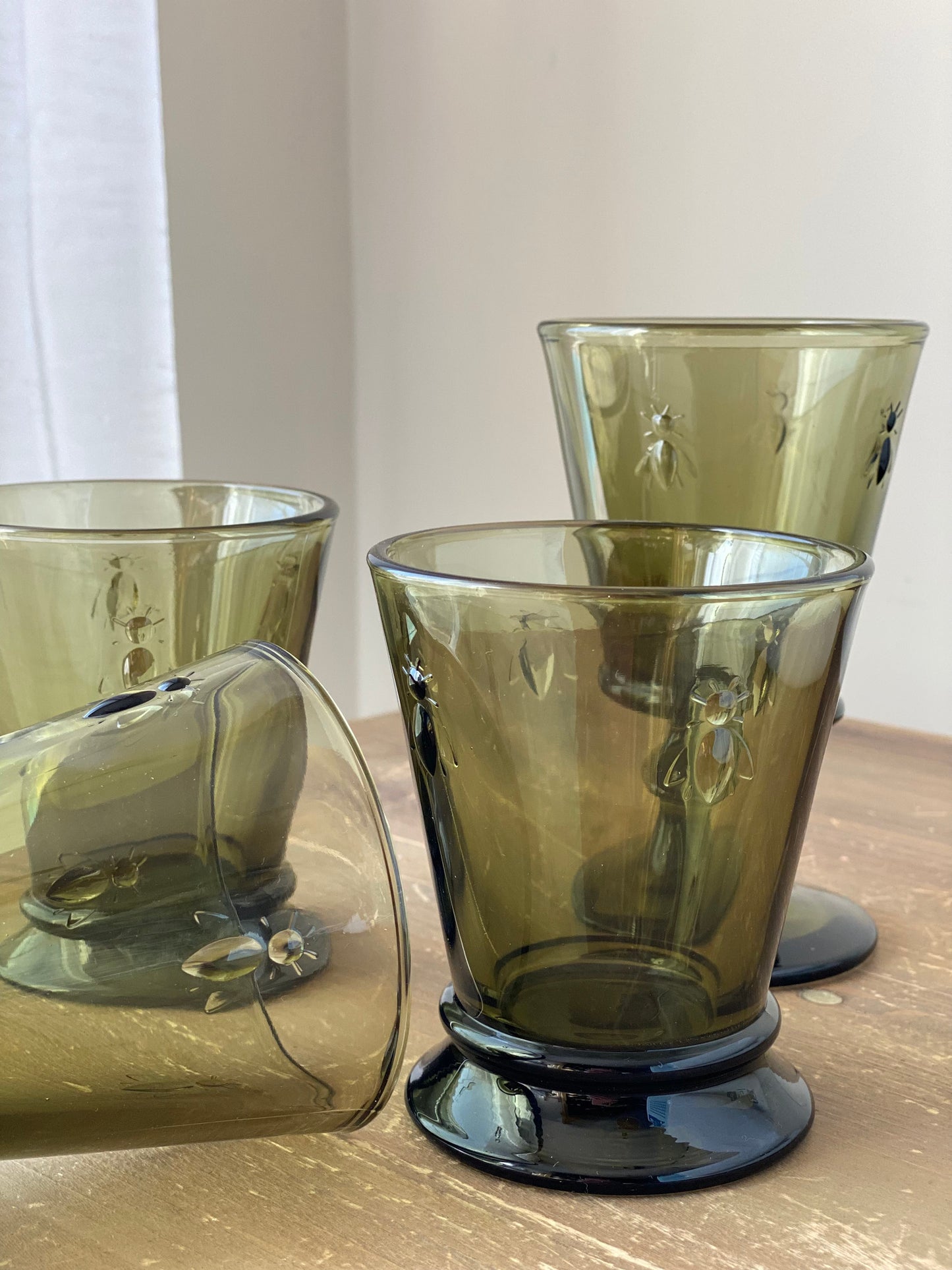 Water glass (green olive)