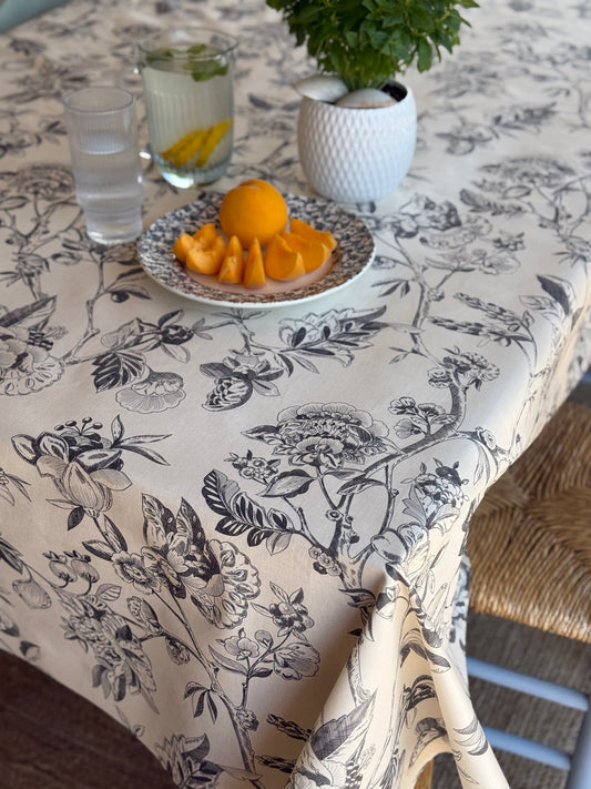 Mantel SERENA gris resinado