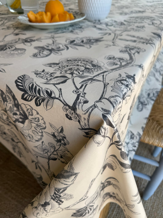 Mantel SERENA gris resinado