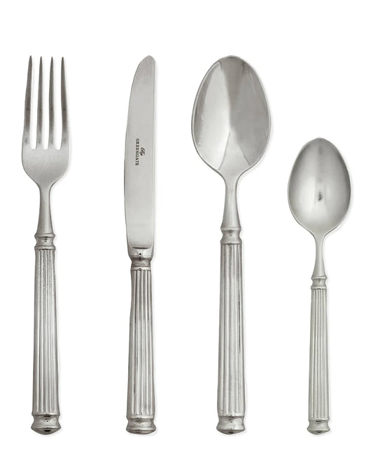 Cultery dinner set, 4pcs, silver