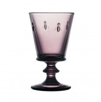 Water and wine glass (aubergine)