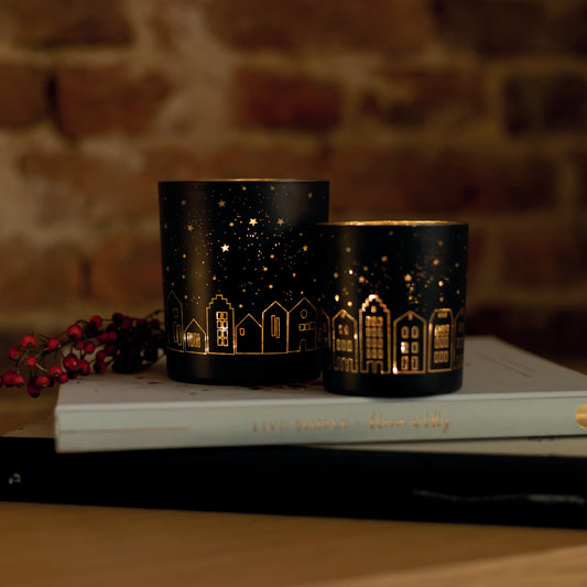 Candle holder "Light city"