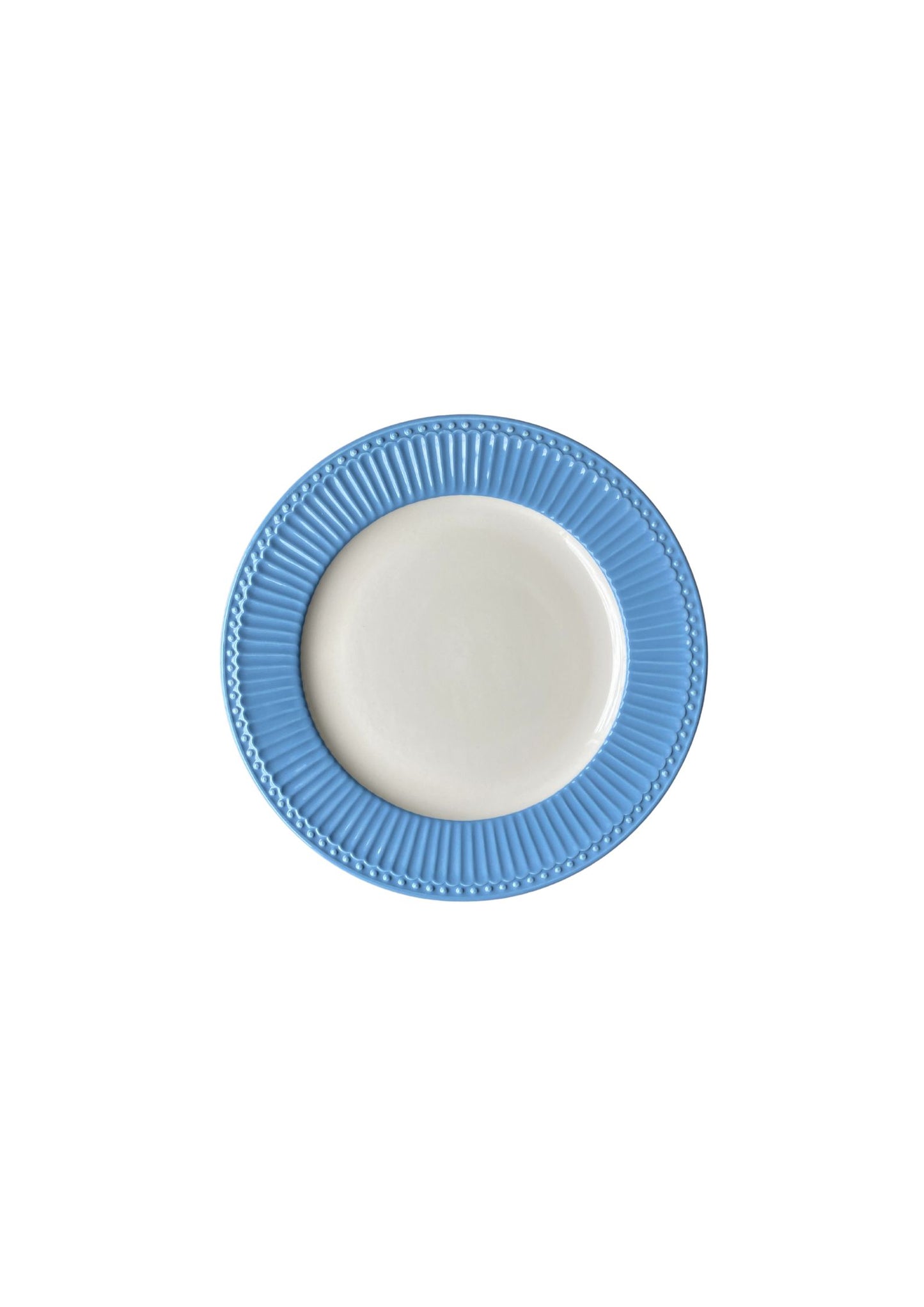 Dinner plate Alice sky blue